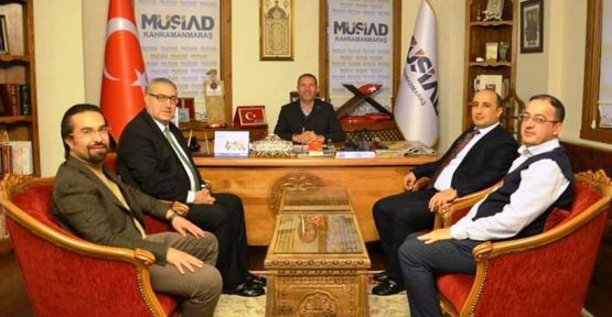 PAZARCIK’TAN MÜSİAD’A NEZAKET ZİYARETİ