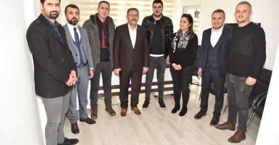 BAŞKAN AYDIN'DAN CEMİYETE ZİYARET