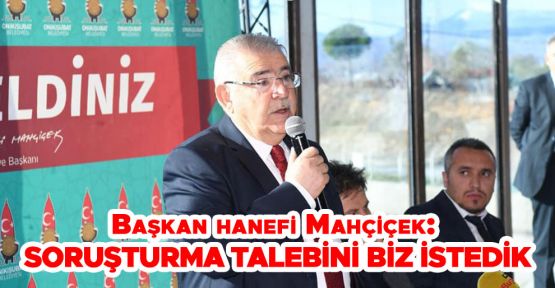 MAHÇİÇEK; “EXPO, BİR DÜNYA PROJESİ”