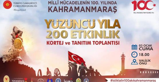 MİLLİ MÜCADELENİN 100. YILINDA ETKİNLİKLER BAŞLIYOR