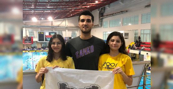 SANKO OKULLARI YÜZÜCÜSÜ 3 TÜRKİYE BİRİNCİLİĞİ KAZANDI