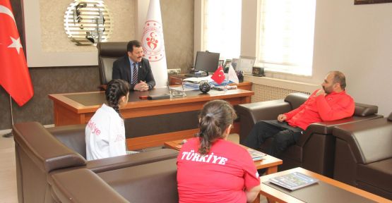 SEVİLAY’DAN MÜDÜRÜNE TEŞEKKÜR ZİYARETİ