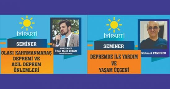 İYİ PARTİ’DEN DEPREM ÇALIŞTAYI BU AKŞAM!
