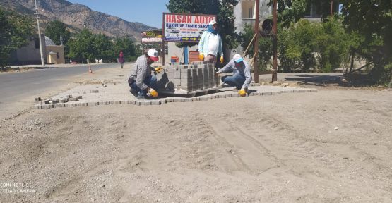 BÜYÜKŞEHİRDEN DÖNÜKLÜ’YE  KİLİT PARKE