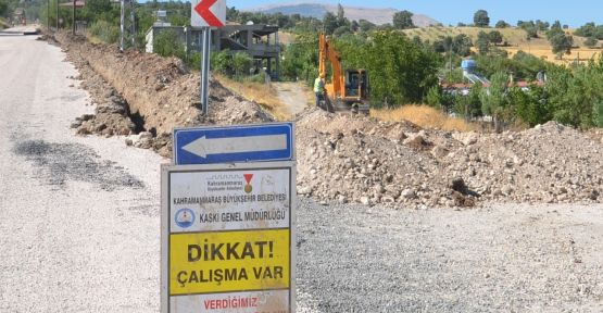 ŞAHİNTEPE MAHALLESİNDE İÇME SUYU ÇALIŞMALARI