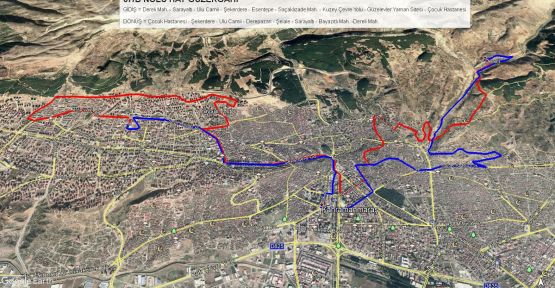 KUZEY ÇEVRE YOLUNA YENİ OTOBÜS HATTI