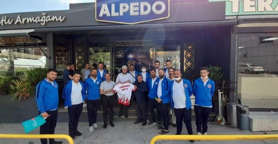 AMPUTE FUTBOL TAKIMINA MORAL ALPEDO’DAN GELDİ