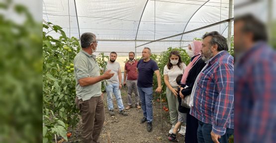 DEVA PARTİSİ’NDEN, TARIM ÜRETİCERİLERİNE ZİYARET