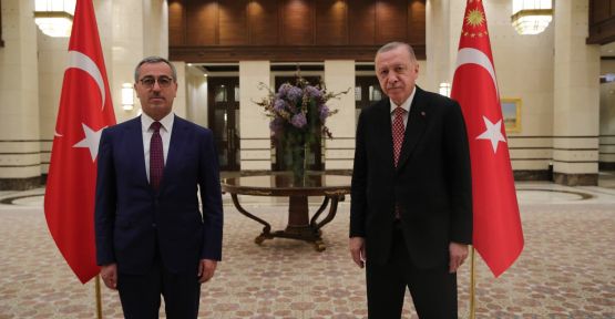 GÜNGÖR, CUMHURBAŞKANI ERDOĞAN İLE GÖRÜŞTÜ