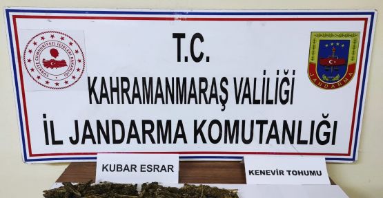 PAZARCIK’TA UYUŞTURUCUDAN 2 KİŞİ YAKALANDI