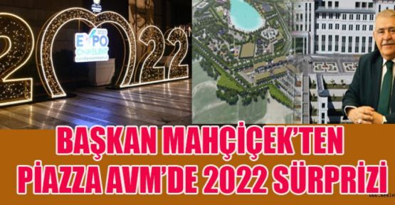PİAZZA AVM ÖNÜNDE IŞIKLI EXPO 2023 STANDI