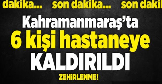 SAHTE ALKOL 6 KİŞİYİ HASTANELİK ETTİ
