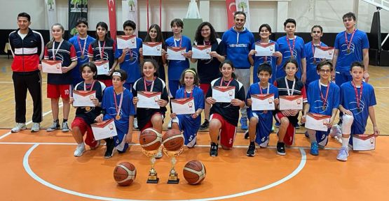 SANKO OKULLARI KIZ VE ERKEK BASKETBOL TAKIMLARI ŞAMPİYON