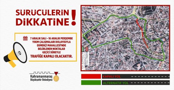 SÜRÜCÜLERİN DİKKATİNE!