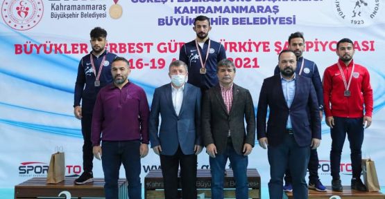 TÜRKİYE BÜYÜKLER SERBEST GÜREŞ ŞAMPİYONASINI SONA ERDİ
