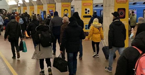 UKRAYNA HALKI, ŞEHRİ TERK ETMEYE BAŞLADI