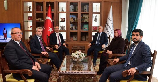 BAŞKAN GÜNGÖR MKYK ÜYESİ YANILMAZ’I AĞIRLADI