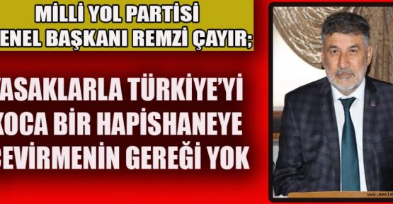 MYP GENEL BAŞKANI ÇAYIR: BİZ TÜRKİYE’NİN UMUDU OLACAĞIZ!