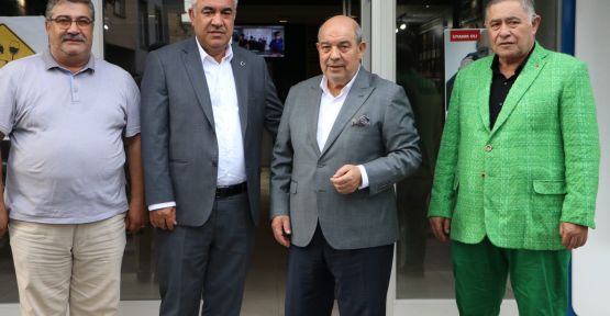 KANBUR’DAN BAŞKAN KUYBU’YA TEBRİK ZİYARETİ