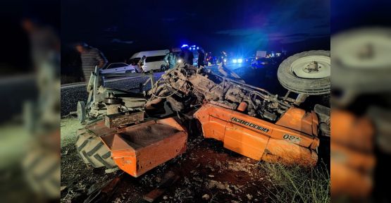 KULLANDIĞI TRAKTÖRÜN ALTINDA KALAN YAŞLI ADAM ÖLDÜ