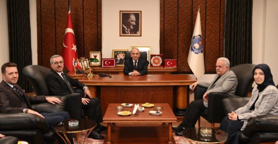 BAŞKAN GÜNGÖR’DEN, TİCARET BORSASI BAŞKANI NARLI’YI ZİYARET