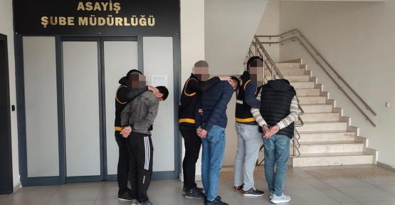HIRSIZLIK ŞÜPHELİLERİ TUTUKLANDI
