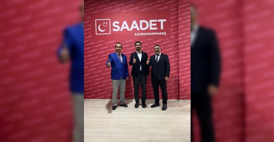 SAADET PARTİSİ DULKADİROĞLU İLÇE BAŞKANLIĞINDA BAYRAK DEĞİŞİMİ