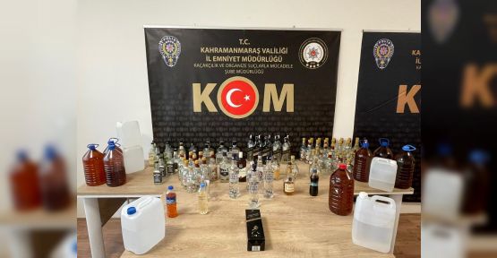 SAHTE ALKOL İMALATHANESİNE BASKIN