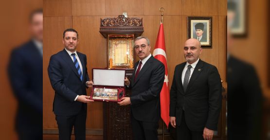BAŞKAN GÜNGÖR, BAROLAR BİRLİĞİ BAŞKANI SAĞKAN’I AĞIRLADI