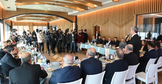 BAŞKAN GÜNGÖR: ÇALIŞAN GAZETECİLERLE