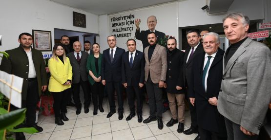 BAŞKAN GÜNGÖR’DEN MHP İL BAŞKANI DEMİRÖZ’E HAYIRLI OLSUN