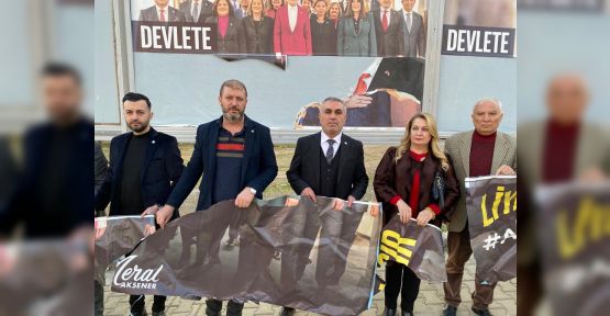 İYİ PARTİ’DEN BİLLBOARD AFİŞLERİNİN YIRTILMASINA TEPKİ