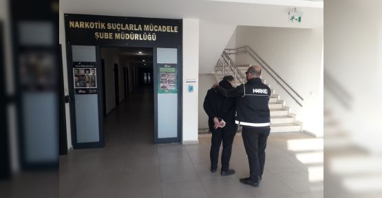 UYUŞTURUCU TİCARETİ ŞÜPHELİSİ 1 KİŞİ TUTUKLANDI