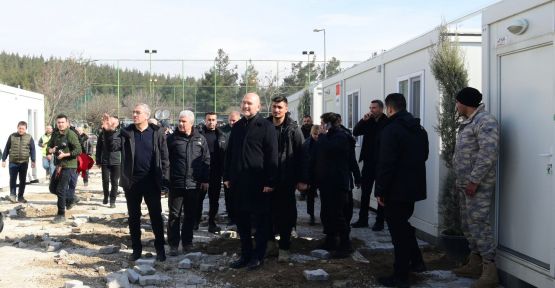 BAŞKAN GÜNGÖR, BAKAN SOYLU İLE İNCELEMELERDE