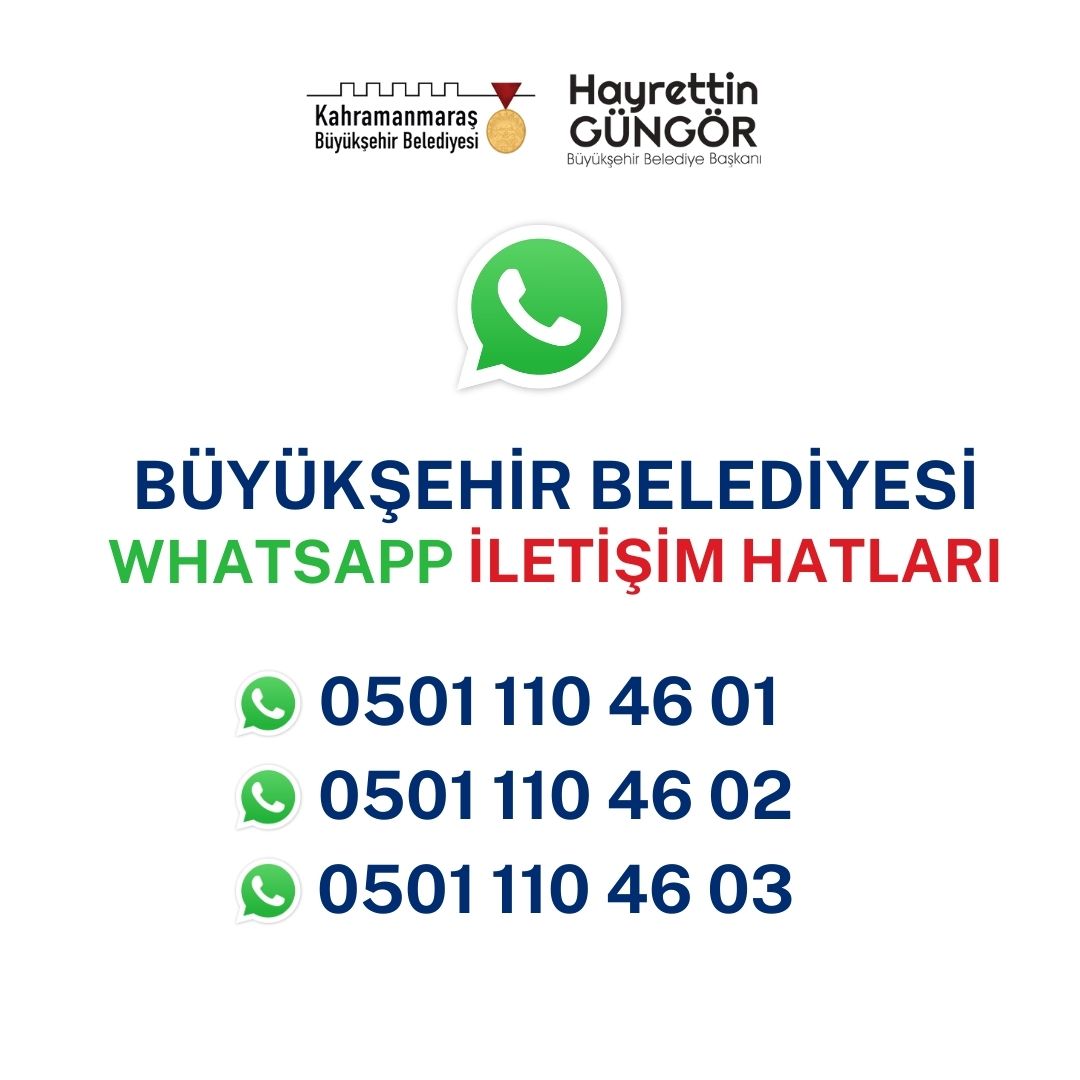 BÜYÜKŞEHİR WHATSAPP İLETİŞİM HATTINI HİZMETE ALDI