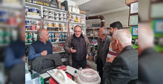 AFŞİN BELEDİYE BAŞKANI GÜVEN, ESNAFI YALNIZ BIRAKMIYOR