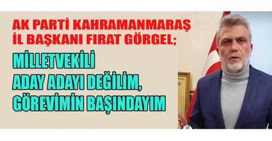 BAŞKAN GÖRGEL, KENTİN BİRİNCİ ÖNCELİĞİ DEPREM