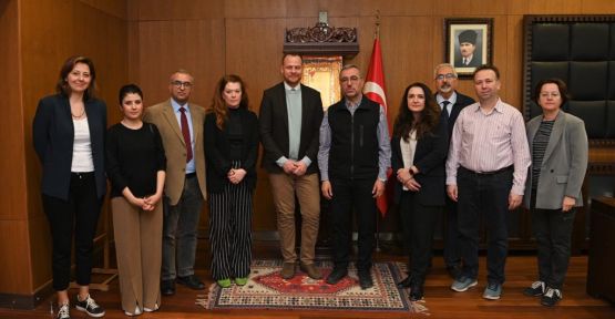 BAŞKAN GÜNGÖR’E ULUSLARARASI HEYETTEN ZİYARET