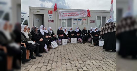 BAŞKAN SAYAN DEPREMZEDE KADINLARIN DÜNYA KADINLAR GÜNÜ'NÜ KUTLADI