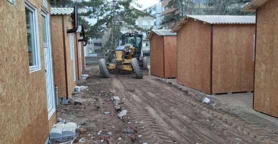 BÜYÜKŞEHİRDEN GEÇİCİ BARINMA ALANLARININ ALTYAPI