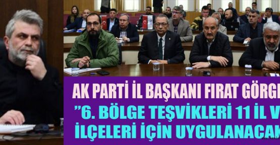 GÖRGEL ŞEHRİMİZİN BÜTÜN İLÇELERİ İMKANLARDAN YARARLANACAK