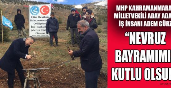 MHP MV. ADAY ADAYI GÜRZ, DEMİR DÖVDÜ, FİDAN DİKTİ