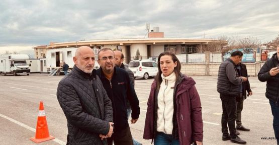 ÖZTUNÇ; ”GELEN YARDIM TIRLARININ KOORDİNASYONUNU YAPTIK”
