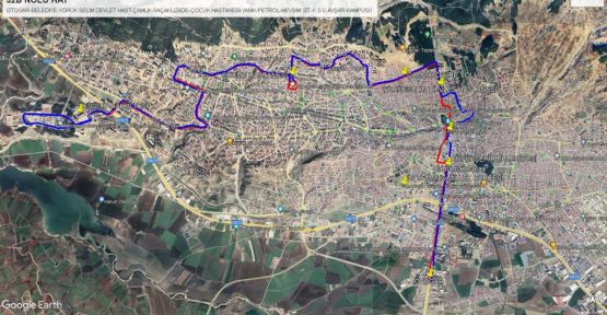 ŞEHİR İÇİ TOPLU TAŞIMAYA 3 YENİ HAT