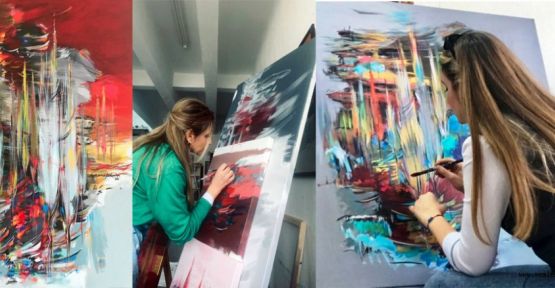 RESSAM LEYLA AFACAN KODAMAN’DAN, SANKO’DA SERGİ