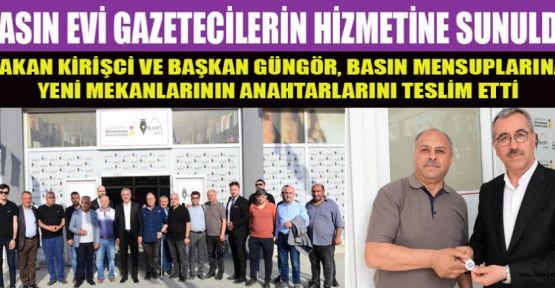 ARTIK GAZETECİLERİN DE BİRER EVİ VAR!