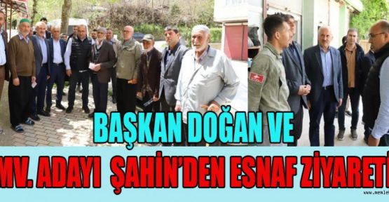 BAŞKAN DOĞAN, ‘AK PARTİYE OLAN GÜVEN ARTIYOR’