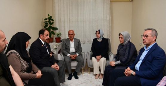 KİRİŞCİ VE GÜNGÖR’DEN ŞEHİT AİLESİ VE KIBRIS GAZİSİNE ZİYARET