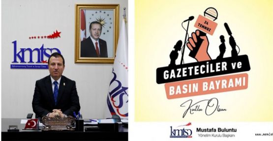 BAŞKAN BULUNTU'DAN 24 TEMMUZ GAZETECİLER VE BASIN BAYRAMI MESAJI