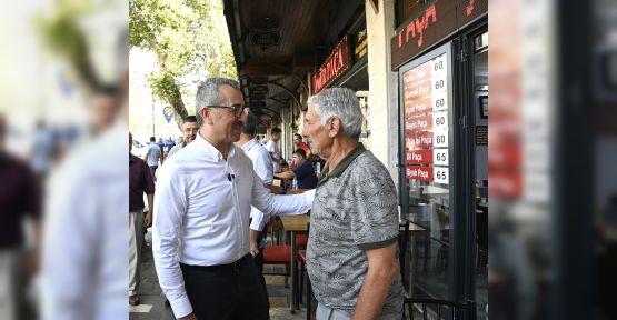 BAŞKAN GÜNGÖR, KAPALI ÇARŞI’DA